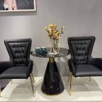 2 Seaters Conference Set Full Black