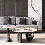 2 in 1 Luxury Marble Center Table