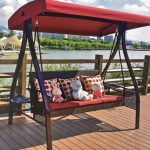 3 Seaters Outdoor Garden Swing Chair