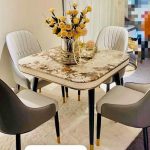 4 Seaters Luxury Marble Dining Set