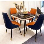 4 Seaters Marble Dining Set 4