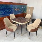 4 Seaters Marble Dining Set