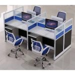4 Seaters Work Station Office Table