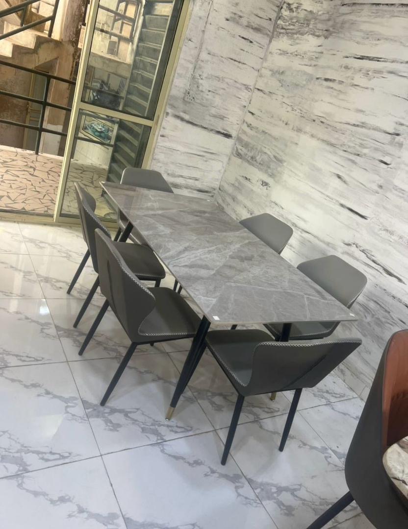 Modern Marble Sintered Stone Dining Table - Image 10