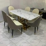 6 Seaters Luxury Marble Dining Set