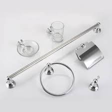 Brimix Chrome 7-Piece Bathroom Accessories Set - Image 4