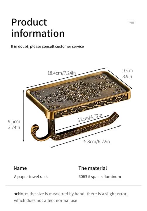 Golden Royal Tissue/phone holder - Image 5