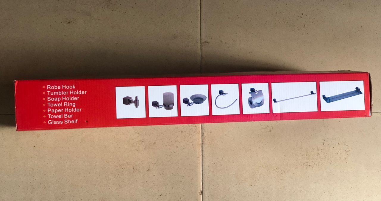 Brimix Chrome 7-Piece Bathroom Accessories Set - Image 3