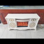 Classic Fireplace TV Stand With Storage Spaces