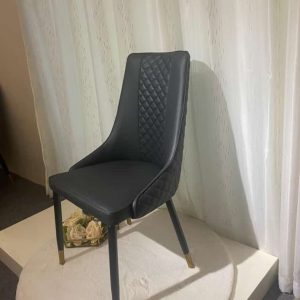 Full Black Luxury Dining Chair
