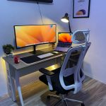 Home Office Desk & Ergonomic Mesh Chair