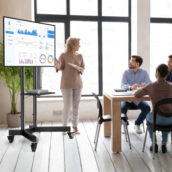 Mobile TV Stand for 32”-65 Inch - Image 6