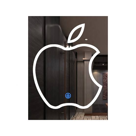 Apple Logo Illuminated LED Mirror