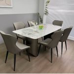 Luxury Marble Top 6 Seater’s Dinning Set