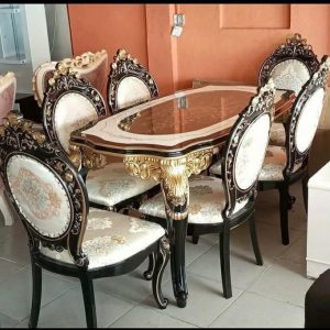 Royal Designed 6 Seaters Luxury Dining Set