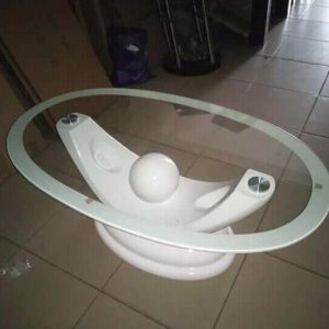 Tempered Glass Fibre Center Table