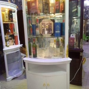 Wine Bar Cabinet With Electric Light
