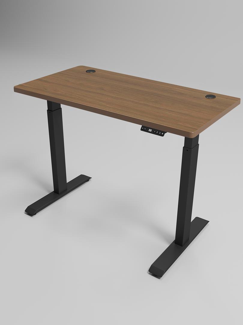 Adjustable Height Electric Studio Gaming Standing Desk 1.2 Meter | Wood Finish - Image 2