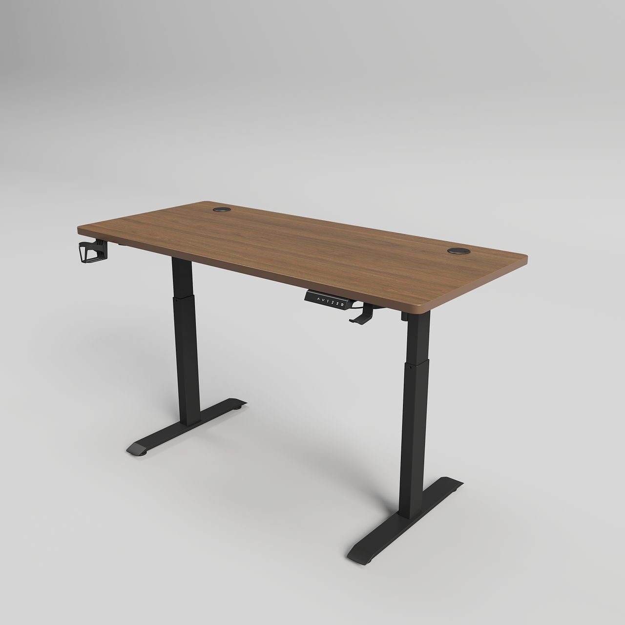 Adjustable Height Electric Studio Gaming Standing Desk 1.2 Meter | Wood Finish