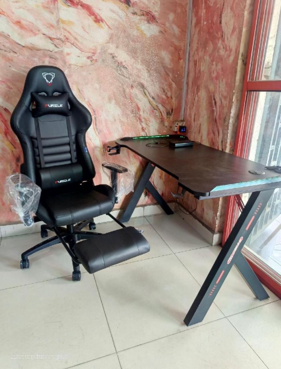 Set Of Executive Office Gaming Chair + Gaming Desk - Image 5