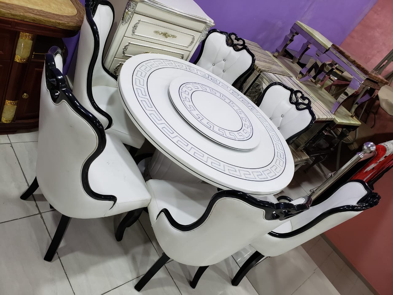 Royal Marble Dining & Conference Set - Image 2