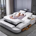 Smart Bed with Body Massager Bluetooth Music System Etc King Size Box Bed for Bed Room | Queen Size Bed | Modern Bed |