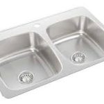 Triple Basin Double Bowl Kitchen Sink - Model KS-SS10